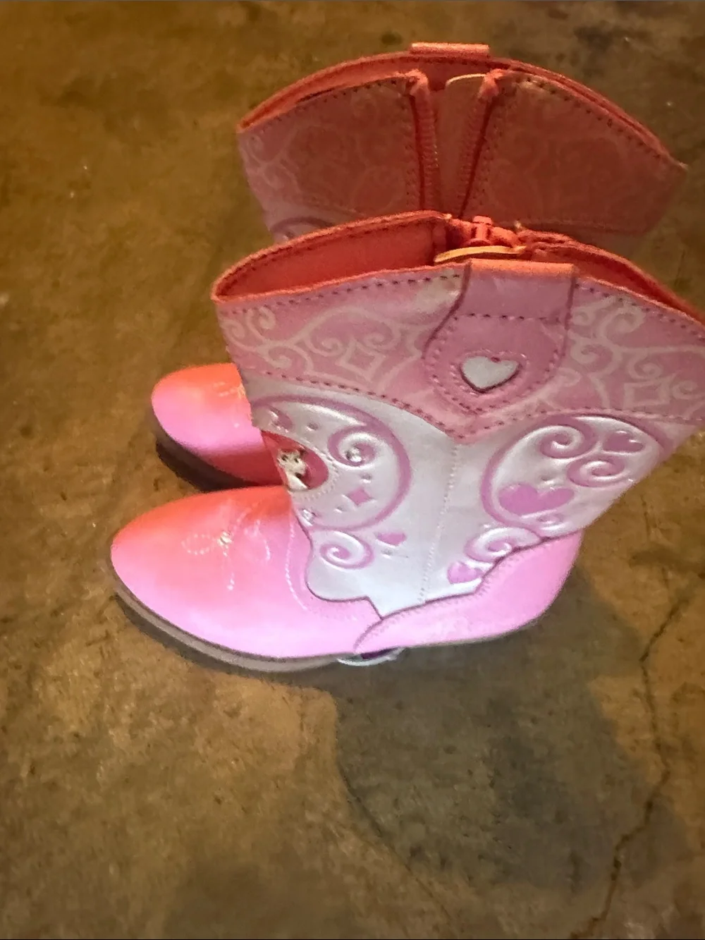 DISNEY PINK PRINCESS BOOTS WESTERN BOOTS FOR KIDS